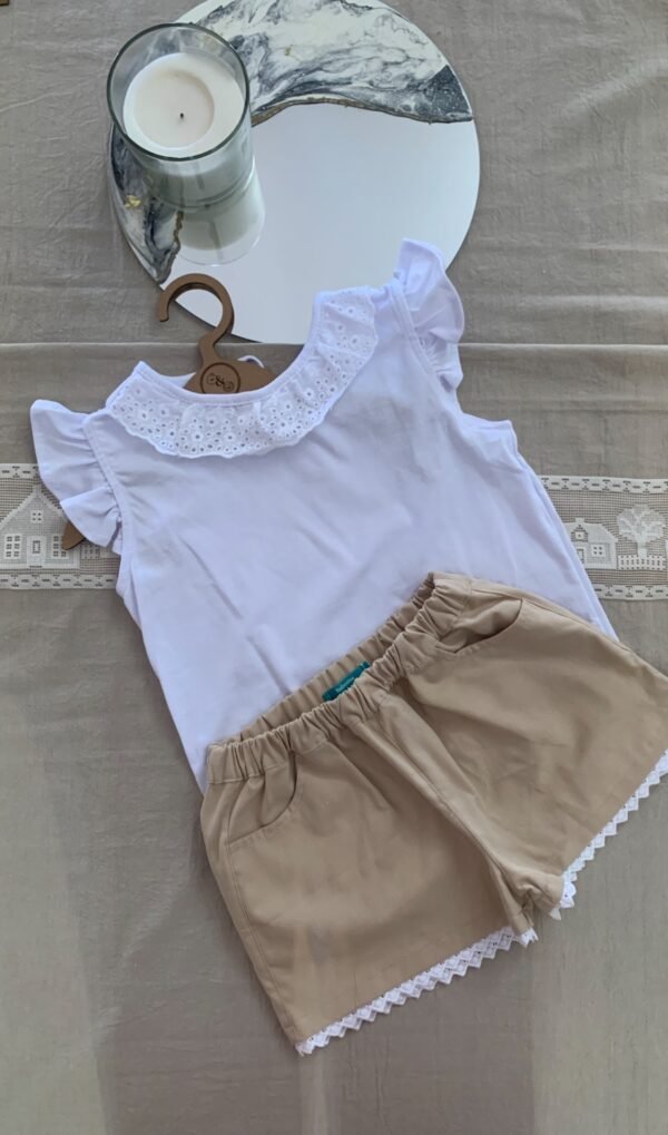 Short C/ detalle cintas