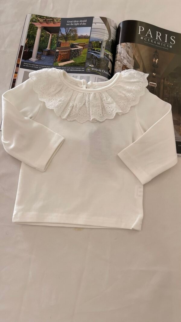 Blusa cuello broderie beba
