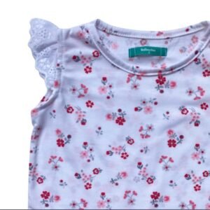 Remera con detalles de broderie