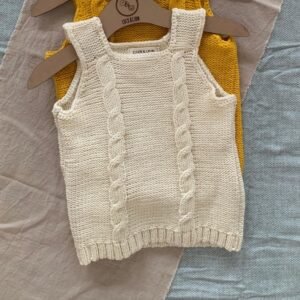 chaleco tweet off white