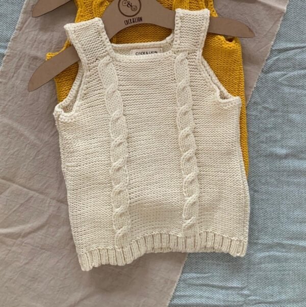 chaleco tweet off white