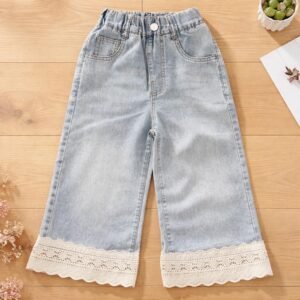 jeans con broderie Jeans Isidora