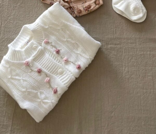 Saco Bimba blanco bordado