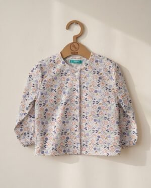 camisa Catania estampada azul