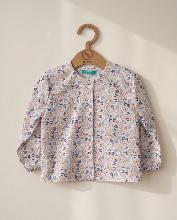 camisa Catania estampada azul