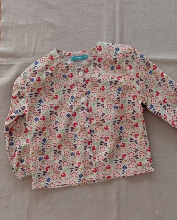 camisa Catania estampada con rojo