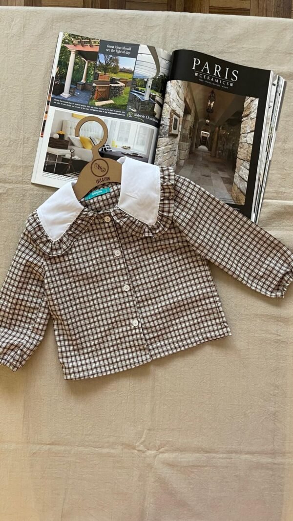 camisa  sabel cuadrille combinada