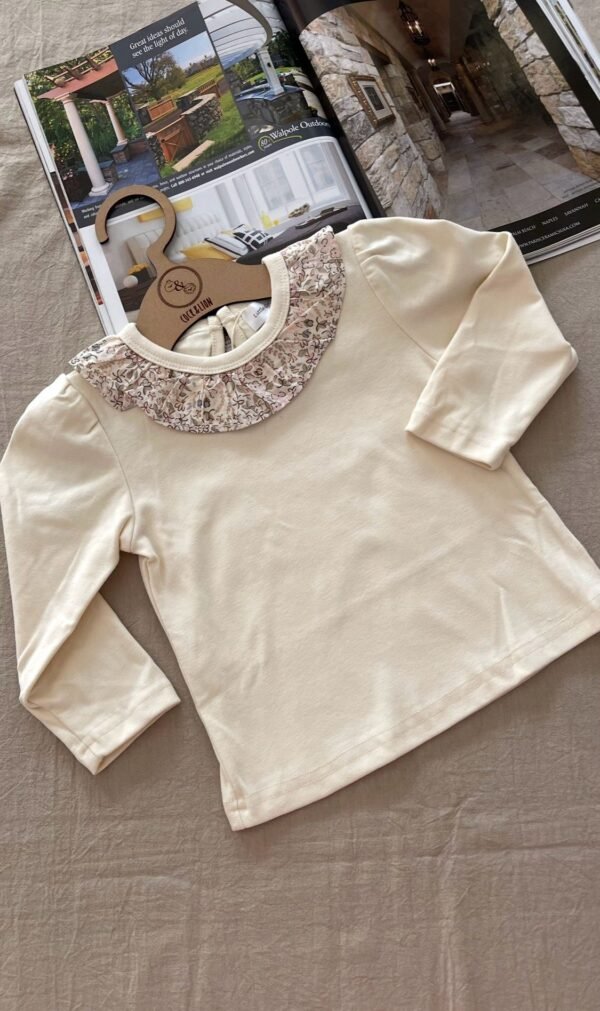 Remera Pisa combinada estampado