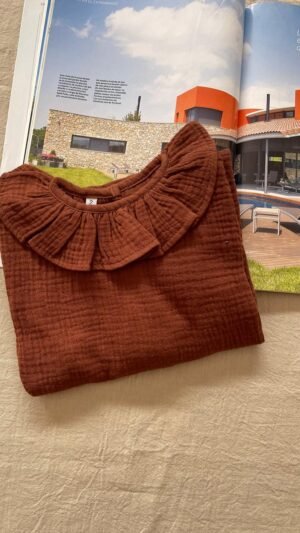 Blusa Camelia  chocolate