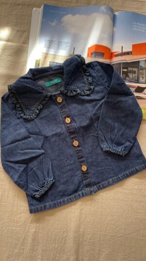 camisa jeans Amaia dark blue