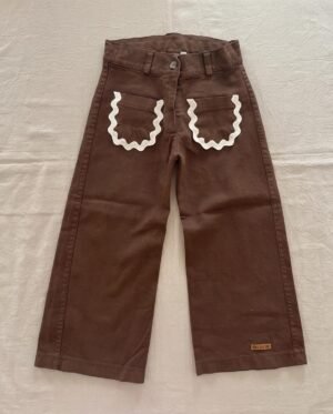 pantalon picot chocolate